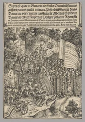 Bavarian War, plate 18 from Historical Scenes from the Life of Emperor Maximilian I from the Triumphal Arch