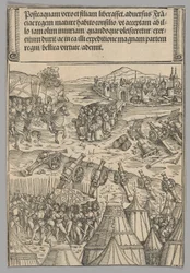 Capitulation of a French City, plate 12 from Historical Scenes from the Life of Emperor Maximilian I from the Triumphal Arch