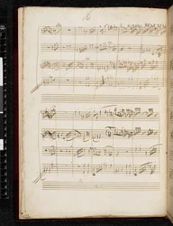 Adagio and Fugue in C minor, K. 546, Add. 28996, f.10v