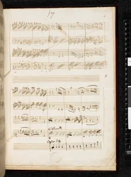 Adagio and Fugue in C minor, K. 546, Add. 28996, f.11r