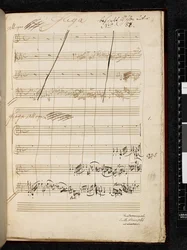 Adagio and Fugue in C minor, K. 546, Add. 28996 f.3r