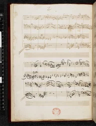 Adagio and Fugue in C minor, K. 546, Add. 28996, f.3v