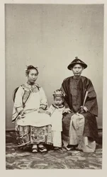 Chinese Couple with Child
