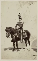 Young Indian Prince on Horseback