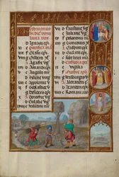 Working in a Vineyard; Zodiacal Sign of Pisces