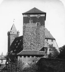 The Quintagonal Tower Funfeckiger Thurm, Kaiserstallung, Nuremberg, Germany