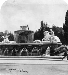 The Wittelsbacher Fountain, Munich, Germany, c. 1900s