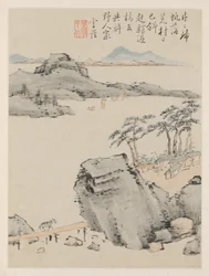 Album of Seasonal Landscapes, Leaf C
