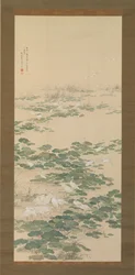 Egrets in a Lotus Pond, 1852