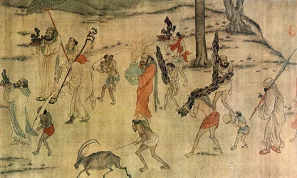 Vassal Bringing Their Tributes to the Tang Court, c.600-673
