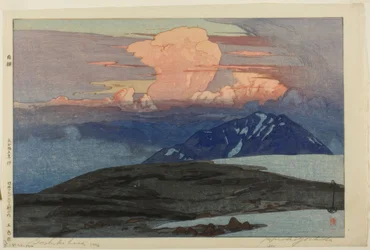 Goshiki Mountains, from the series "Twelve Scenes of Japanese Alps"