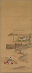 Minamoto no Nakakuni Visits Lady Kogo