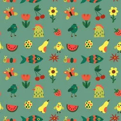 Seamless pattern, 2018