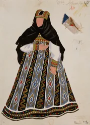 Costume for Character of Nurse in 