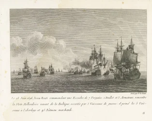 Encounter between a fleet under Jan Bart and a Dutch fleet, 1696