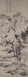 Landscape in the Style of Ni Zan (1301-1374)