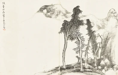 Landscapes and Flowers, Album of Six Leaves