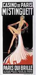 Poster of Mistinguett at the Casino de Paris by Zig, 1931