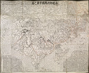 The Buddhist World Map, 1710