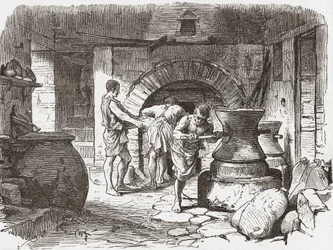 A Roman Bakery, Pompeii, Italy