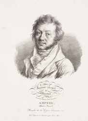 Andre-Marie Ampere, French Physicist and Mathematician, c 1820