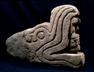 Ball game marker from Mixco Viejo, Guatemala, Post-Classic period