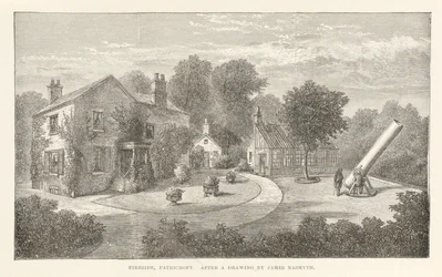 Fireside, Patricroft (after a drawing by James Nasmyth, c 1840)