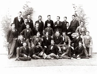 Group Portrait of Students in Their Third Year of High School