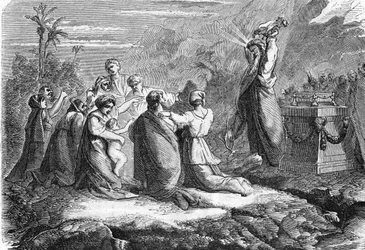 Moses Destroys the Golden Calf