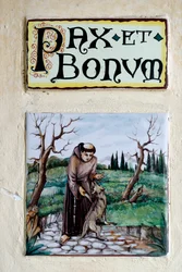 Pax et Bonum: Latin Motto and Greeting Spread Among Franciscans and in the Catholicity, Monterosso al Mare, Italy