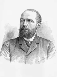 Portrait of Emil von Behring, German physiologist and bacteriologist, Nobel Prize in Chemistry in 1901