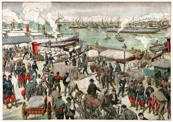 Return to work in the harbour of Marseille