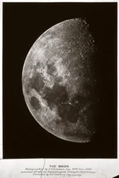 The gibbous Moon