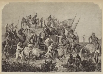 Sohir Singh, Rajah of the Sikhs, with his Escort