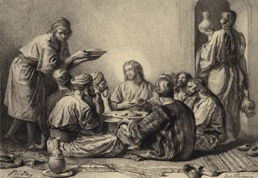 Jesus Eats with Publicans and Sinners