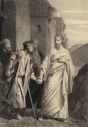 Jesus Leads the Blind Man