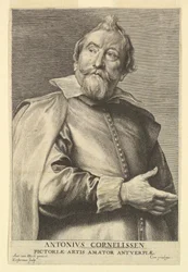 Portrait of Anthony Cornelissen, from the Icones Principum Virorum