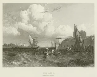 The Lido, and Port St. Nicolas