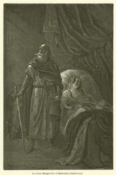 Queen Margaret at Damietta, Joinville