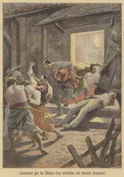 Murder of a French Customs Official by the Chinese