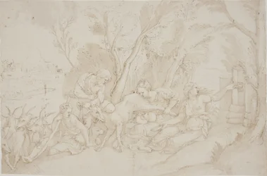 Jupiter Suckled by the She-Goat Amalthea