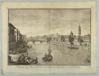 View of Florence, Plate from 