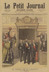 Celebrations in honour of the 70th birthday of Louis Pasteur at the Sorbonne
