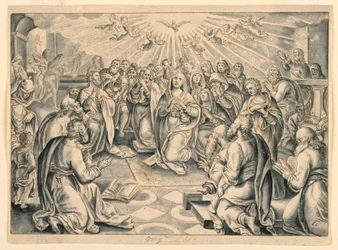 Scene from Acts of the Apostles, after Stradanus