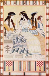 Ladies of the Minoan Court, illustration from 