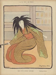 Sada Yacco, Illustration for Le Rire