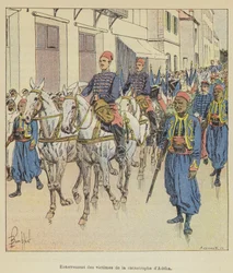 Burial of the Victims of the Adelia Catastrophe