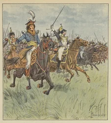 Never, at the head of a cavalry, was there someone as brilliant, brave, and determined