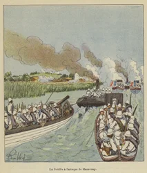 The Flotilla Attacking Marovoay