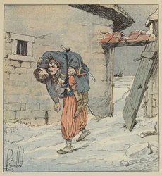 Quartermaster Colonna of the 2nd Zouaves Saves His Wounded Captain from the Enemy